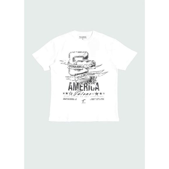 Tulones Mens‎ T-Shirt Tee Size S Currency Collectors Of America Short Sleeve - Picture 1 of 5